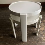Pair of nesting coffee tables, space age Italian design 1960 Kastilia.