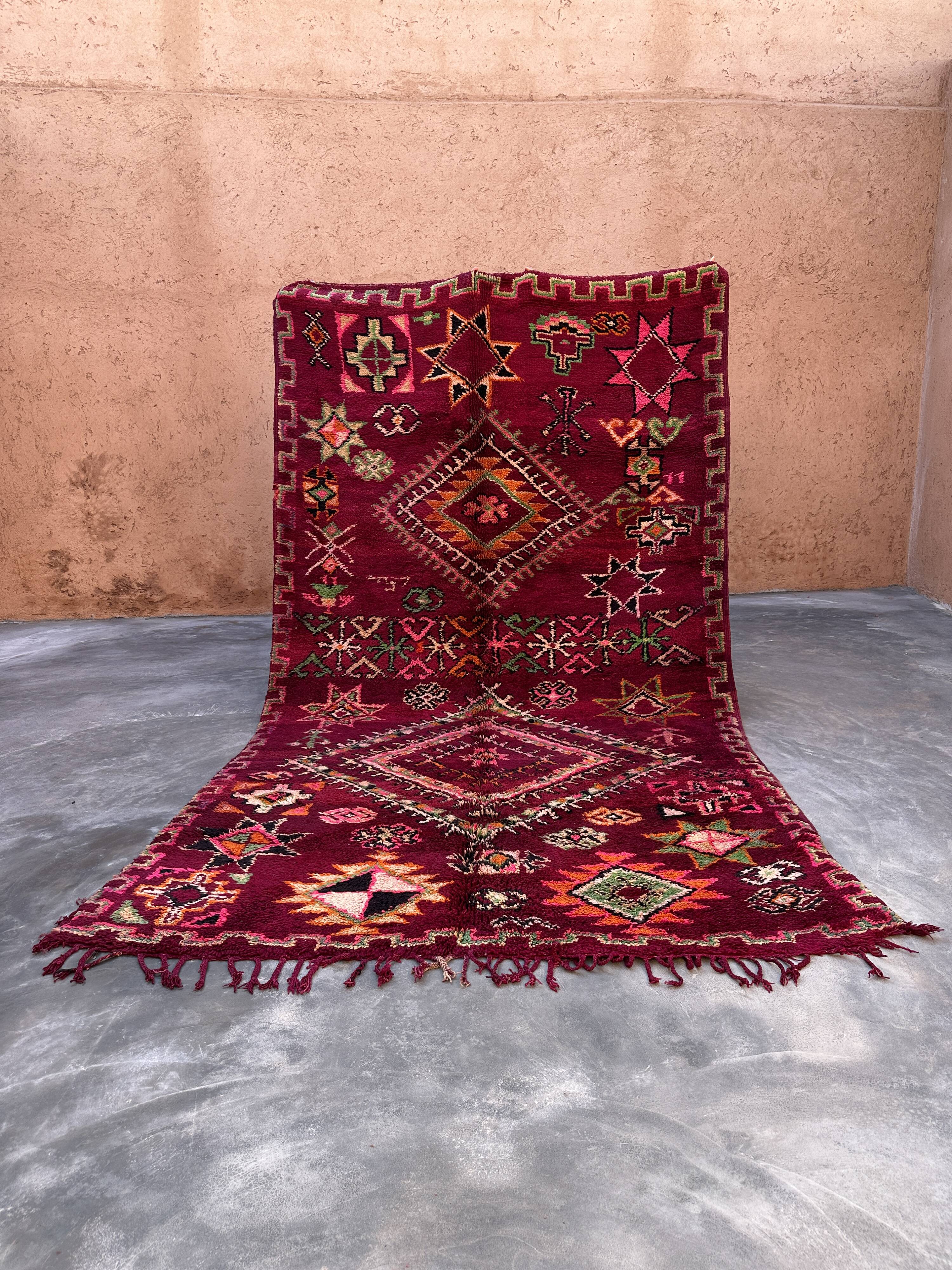 Moroccan carpet - 217 x 391 cm