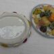 Boite de fruits en faïence
