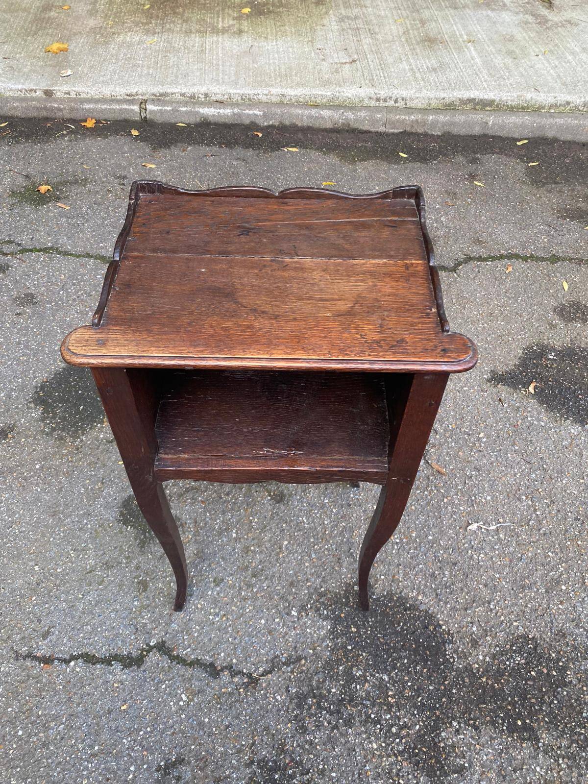 18th century Louis XV solid wood bedside table