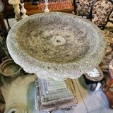 Large fountain stone bird bath