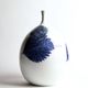 Porcelain vase by Fujii Shumei: Summer breeze in the foliage