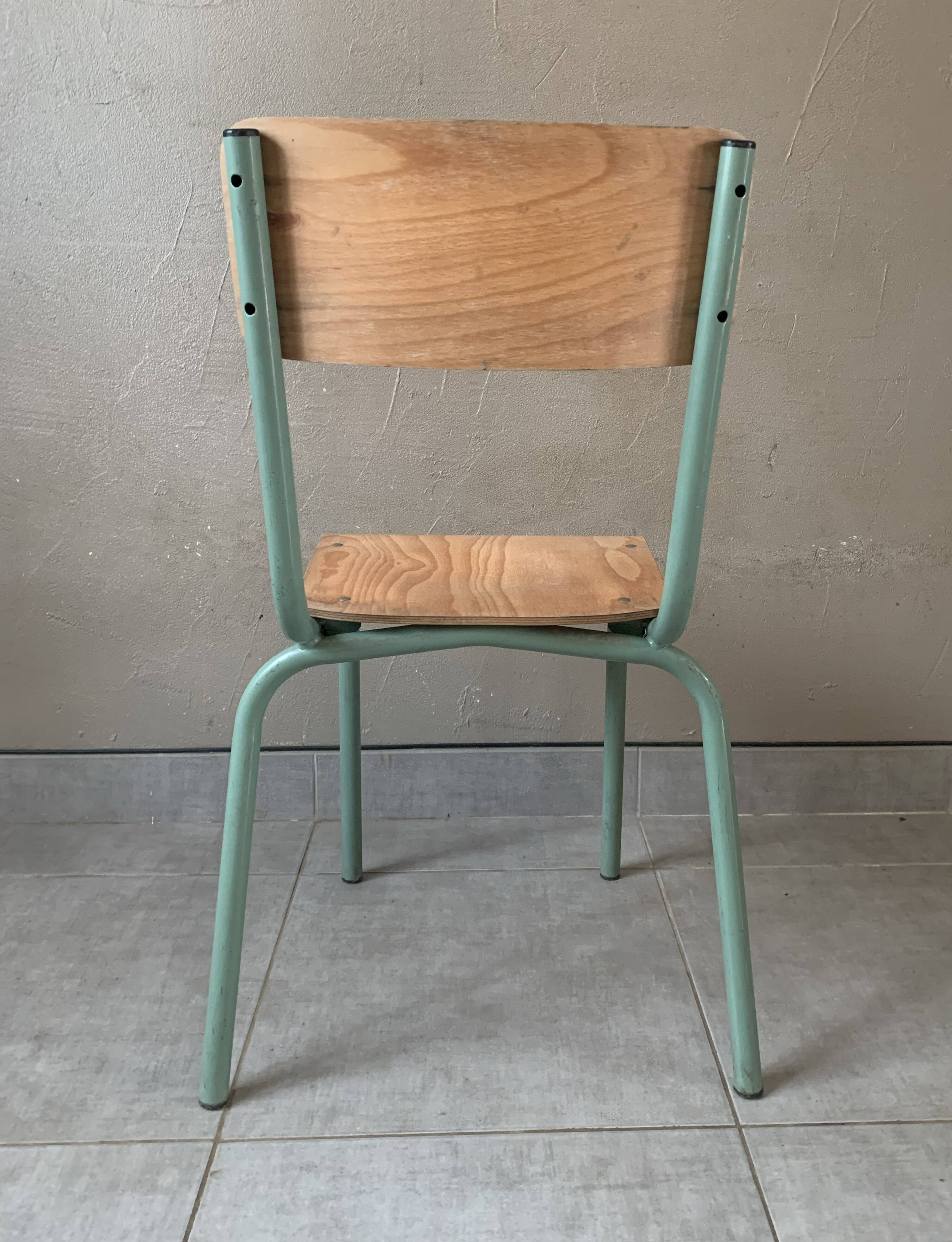 Old vintage school chair Mullca 511