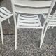 6 iron garden chairs