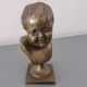 Buste enfant en bronze