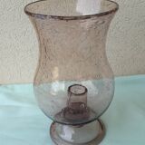 Bubble glass candle holder