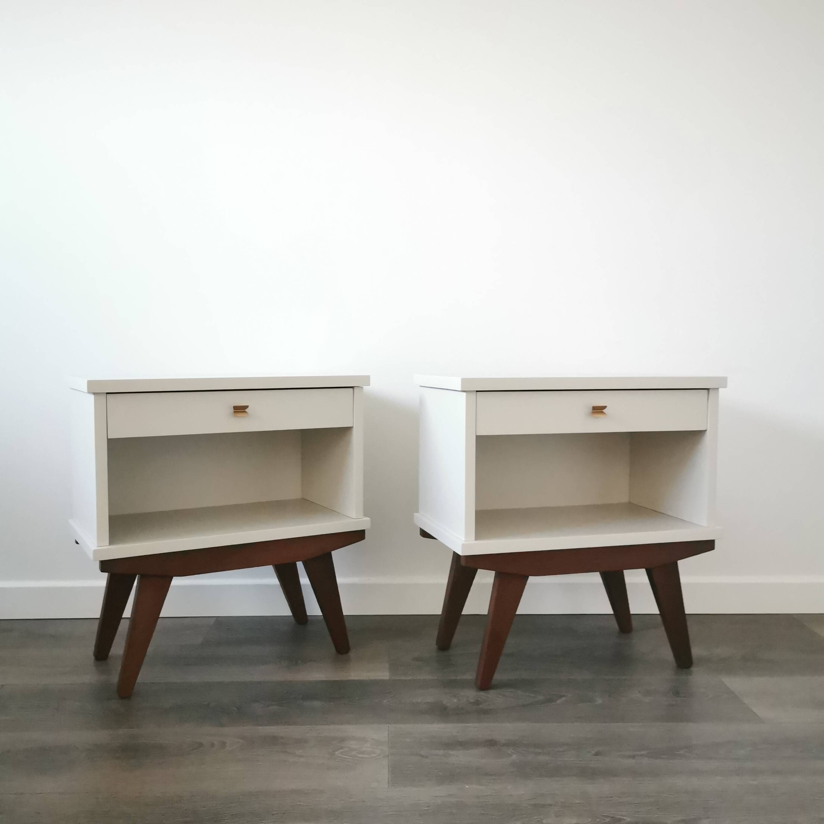 Vintage bedside tables