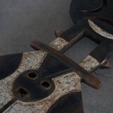 20th century, Bedu Nafana mask, carved wood, tribal art, decorative object