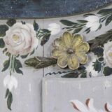 Painted Folk Art Bridal Cupboard