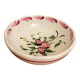 Earthenware bowl from Desvres, Strasbourg decoration, handmade