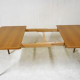 Scandinavian teak expandable table