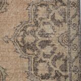 Vintage Turkish rug from Oushak, hand-woven 115x383 cm