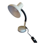 Vintage enamelled metal articulated desk lamp