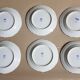 Lot de 12 assiettes motif floral - Porcelaine St Luc Limoges