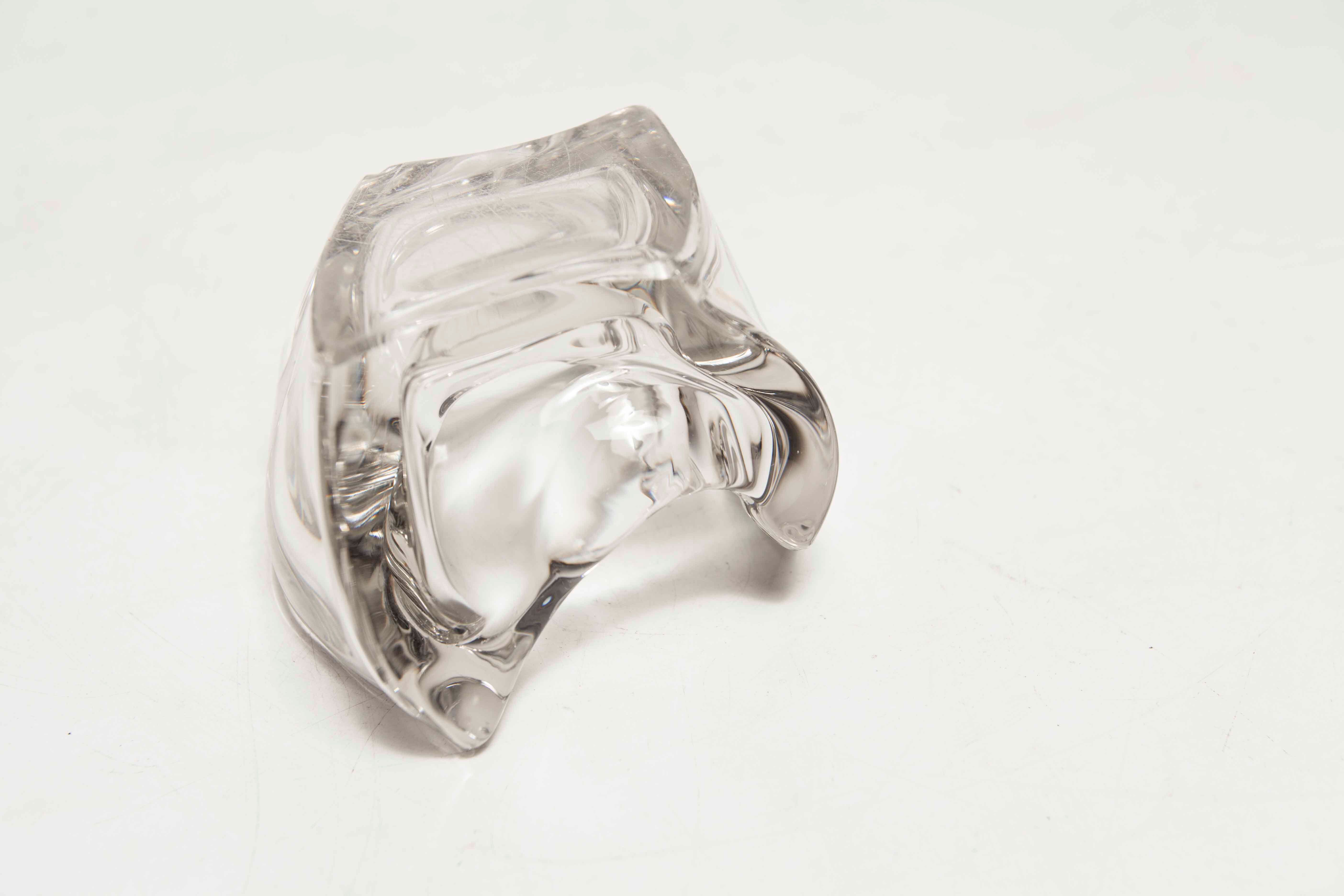 Ashtray crystal of arques 1960