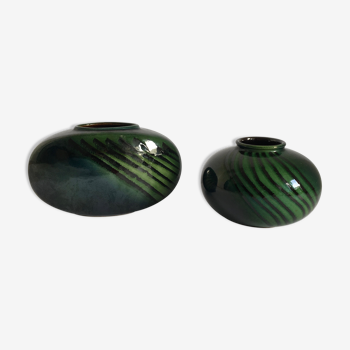 Set of 2 scheurich west germany vases, 1960s