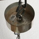 Sciolari chandelier `Ovali` 12 lights, silver with optical crystals, 1970`s ca, Italian, Rewired