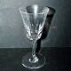 Set of 8 cerdagne wine glasses in cut crystal from saint louis h13cm
