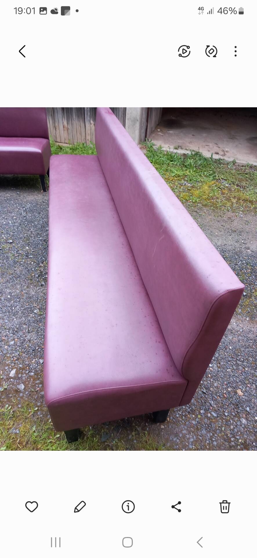 3 bistro benches