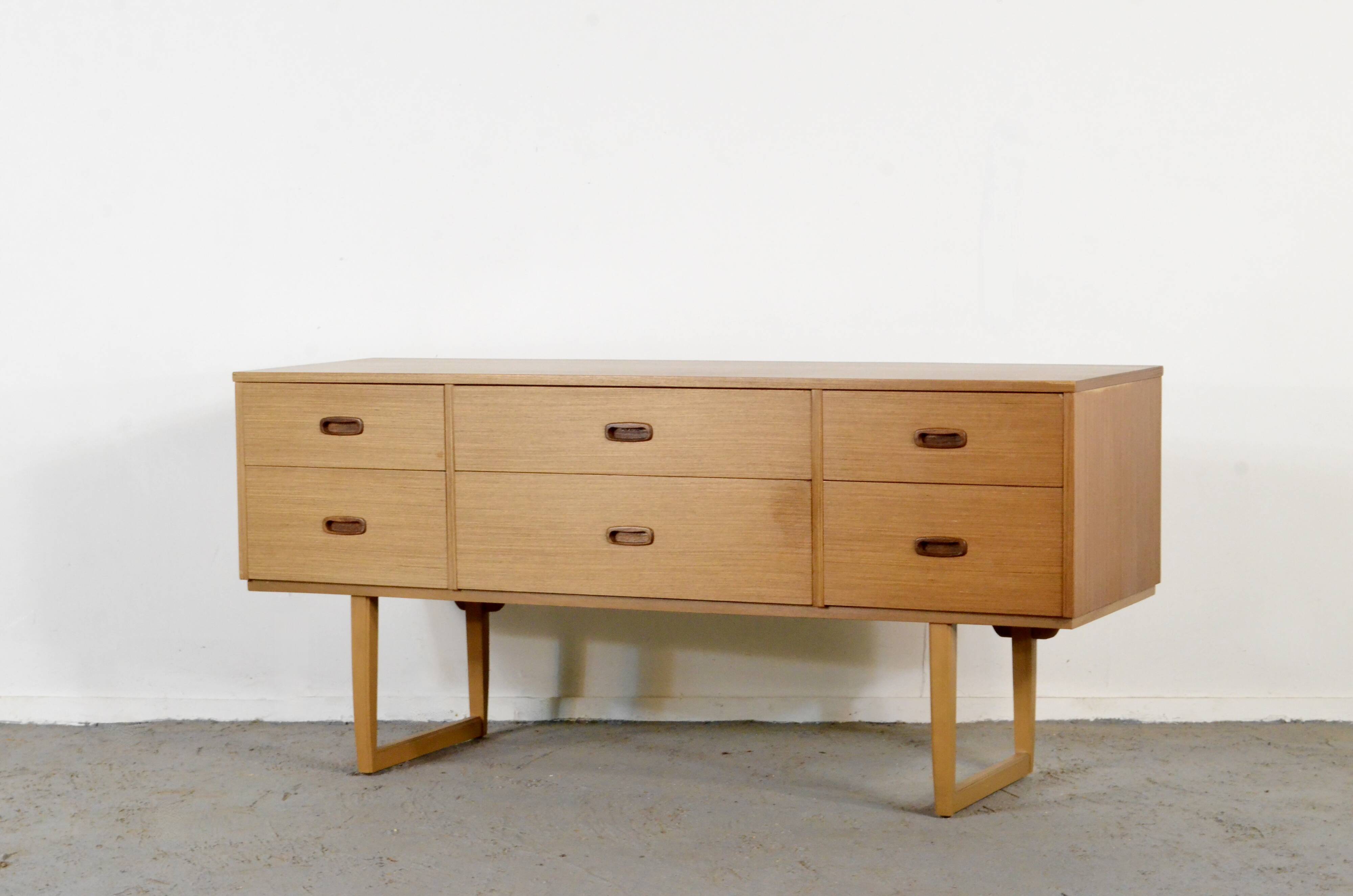 Midcentury Teak Sideboard /Dressing Table / Drawers. Vintage Modern / Retro
