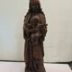 statue of the holy virgin in cast iron