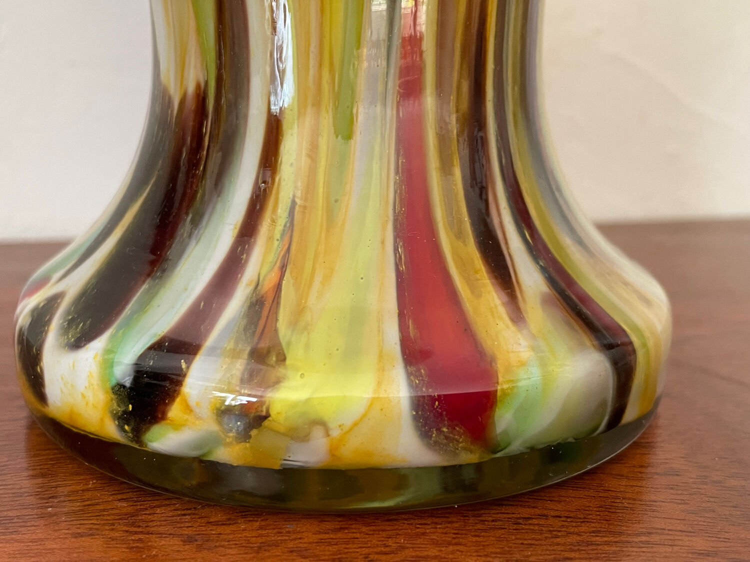 Italian vase Cristal Fiam vintage