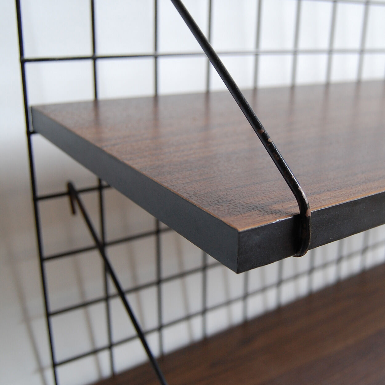 Shelf - vintage coat rack meca - willy van der meeren for meurop 1960s