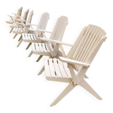 Vintage folding garden armchairs 1970