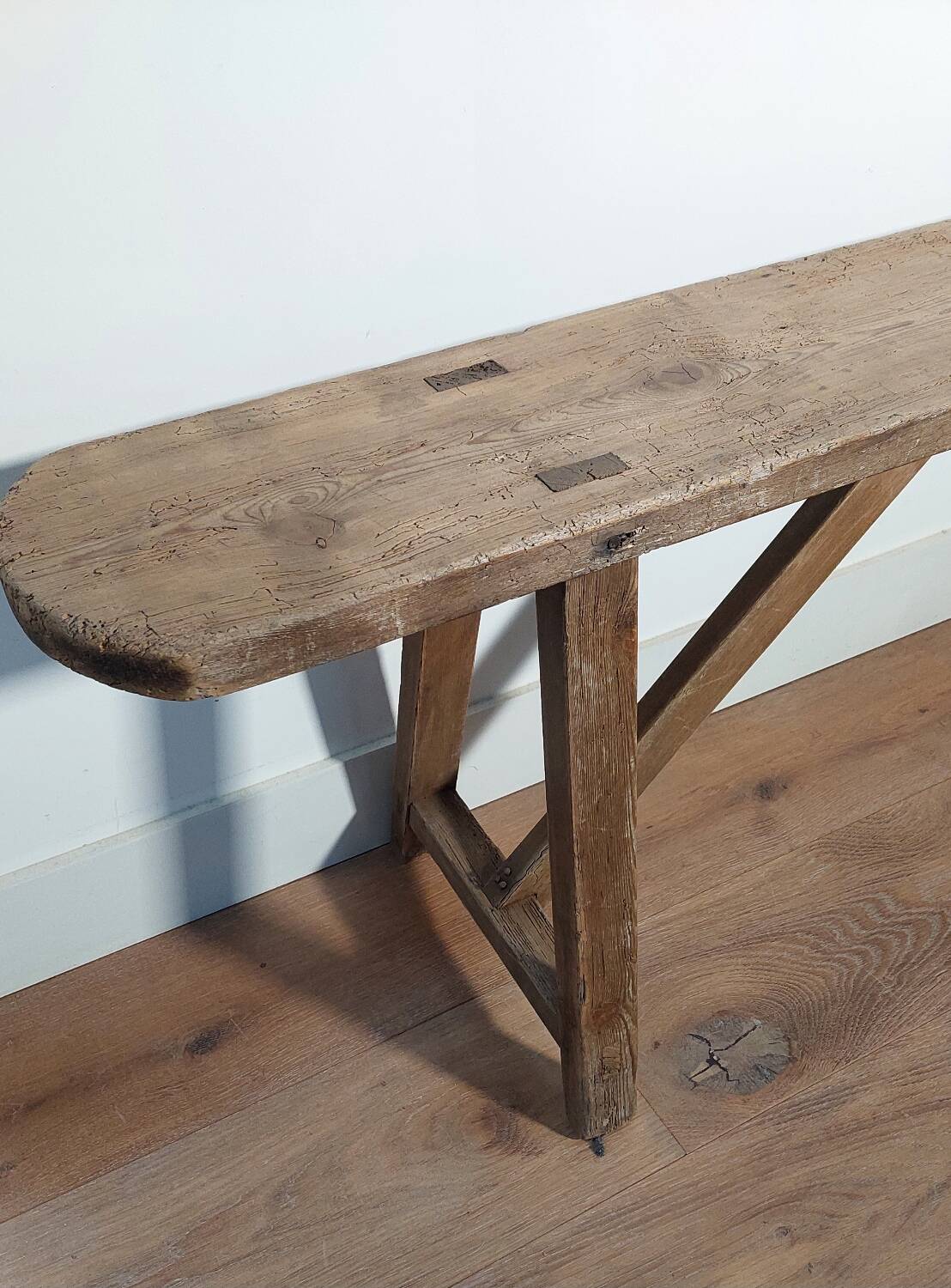 Antique pine bench