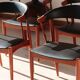 Set of 4 Johannes Andersen Scandinavian teak armchairs, 1960s