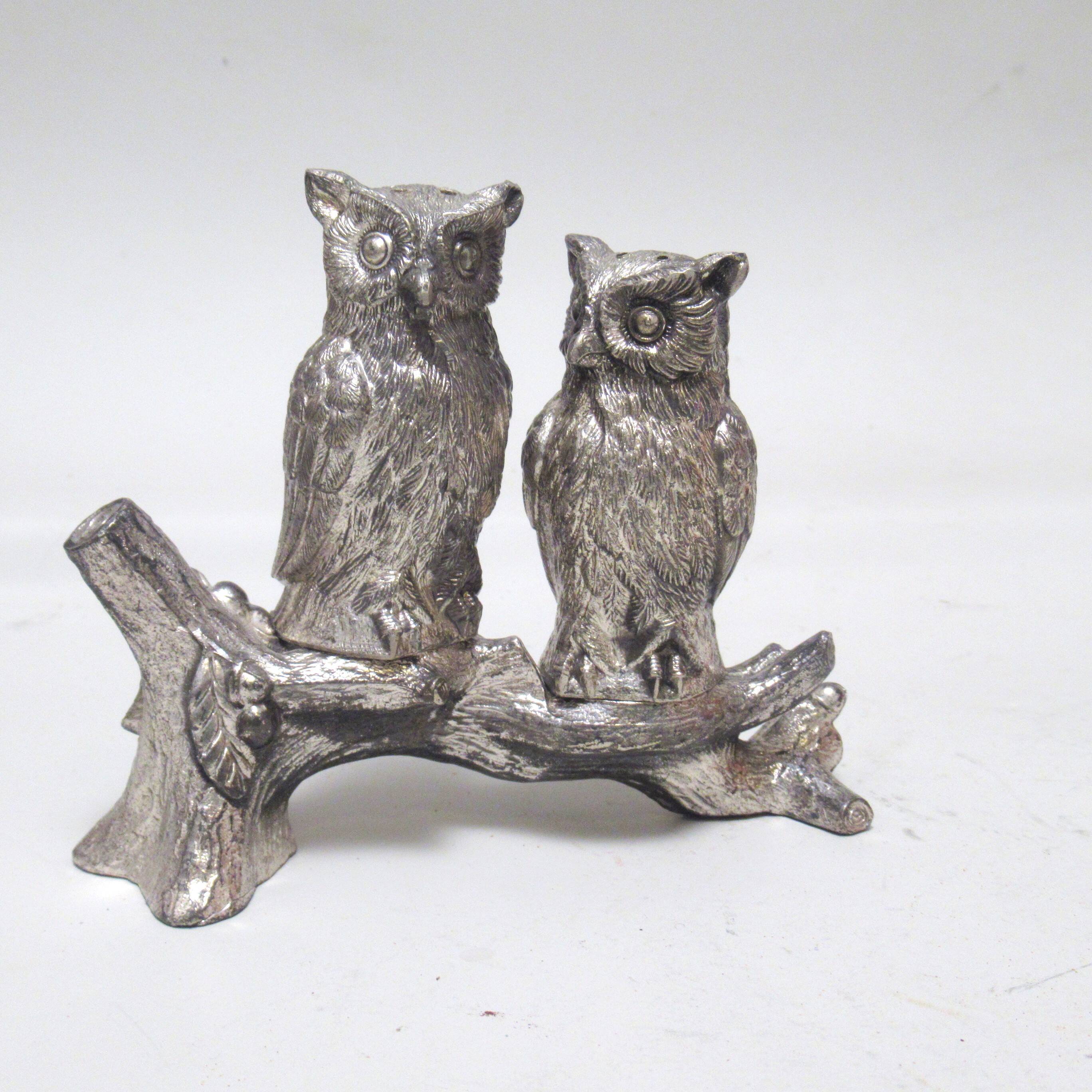 Salt and pepper owls Mauro Manetti 70s