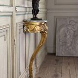 Console D’entre-deux, Bois Sculpté Et Doré De Style Louis XV, Vers 1900, Ma