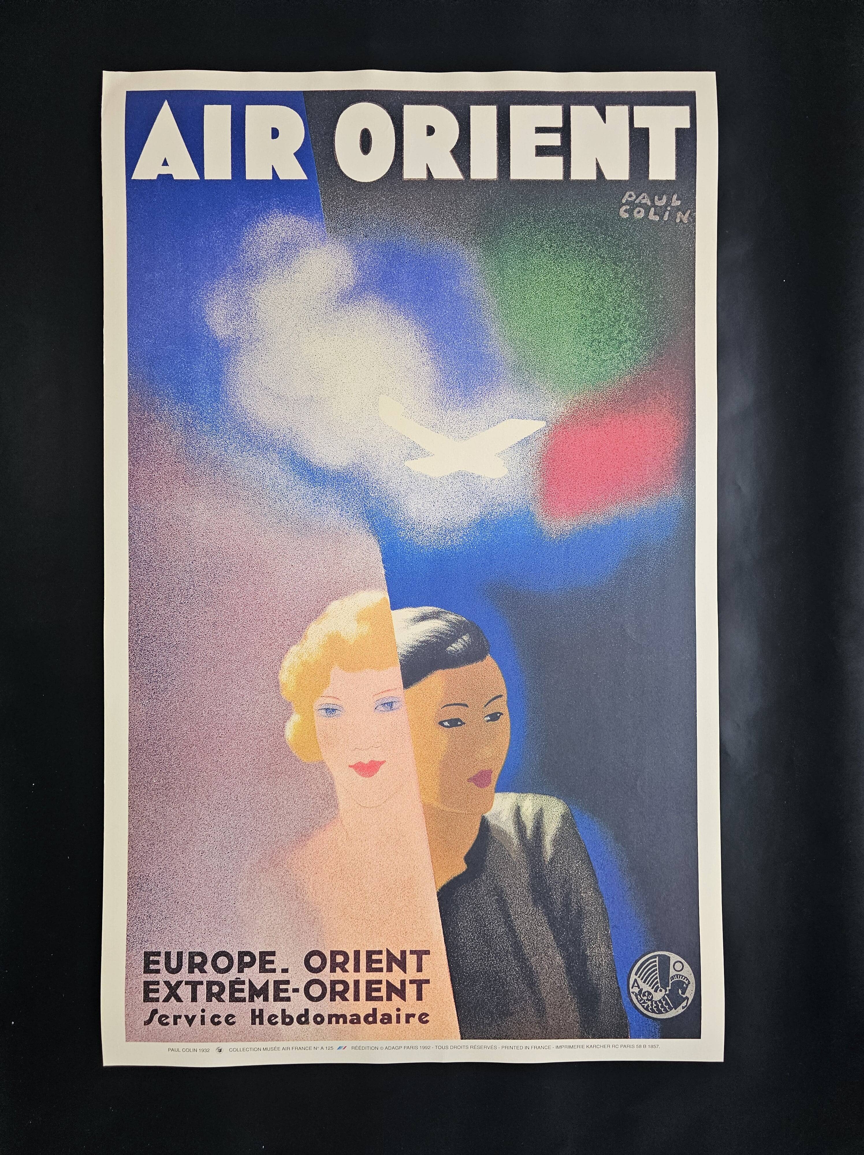Air france poster - air orient