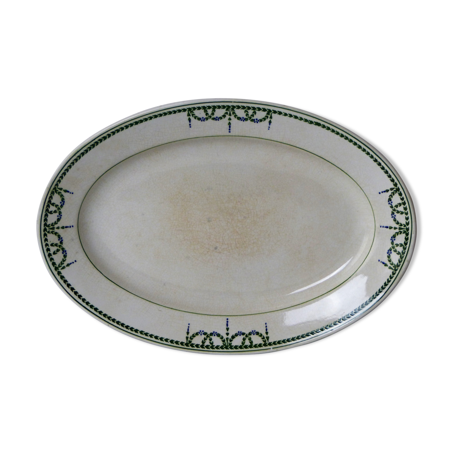 Oval serving dish