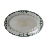Oval serving dish