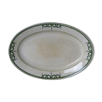 Oval serving dish