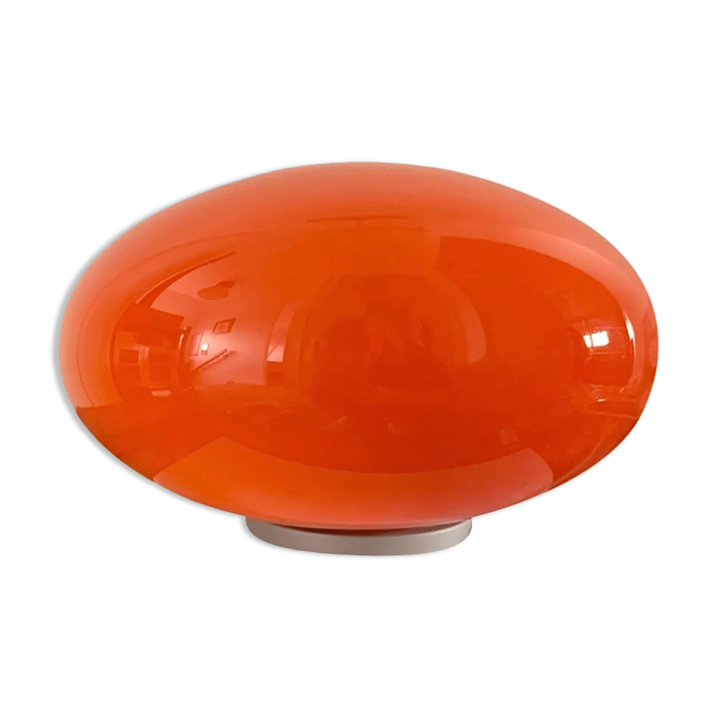 Orange ball lamp