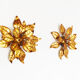 Pair of gilt wall lights by Hans Kögl, Italy 1960's