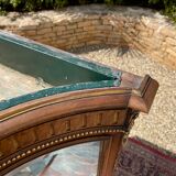 Showcase in walnut Louis XVI Style