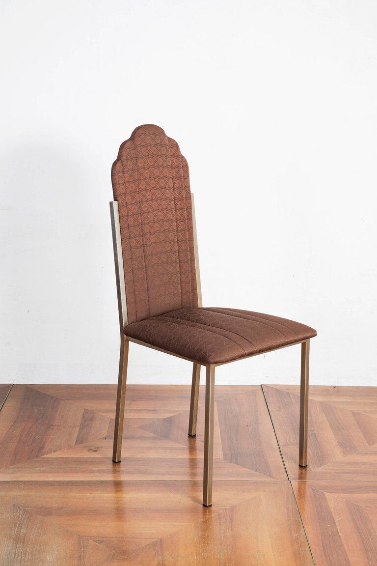 Set of 6 chairs Alain Delon for the Jansen home