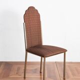 Set of 6 chairs Alain Delon for the Jansen home