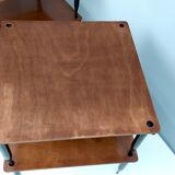 Walnut coffee table model "T8" by Vico Magistretti for Azucena, Italy