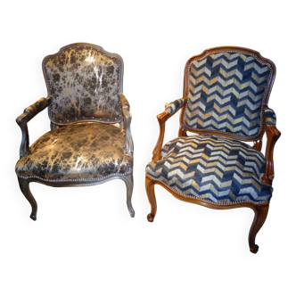 Louis xv armchairs