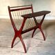 Italian vintage magazine rack/table stand