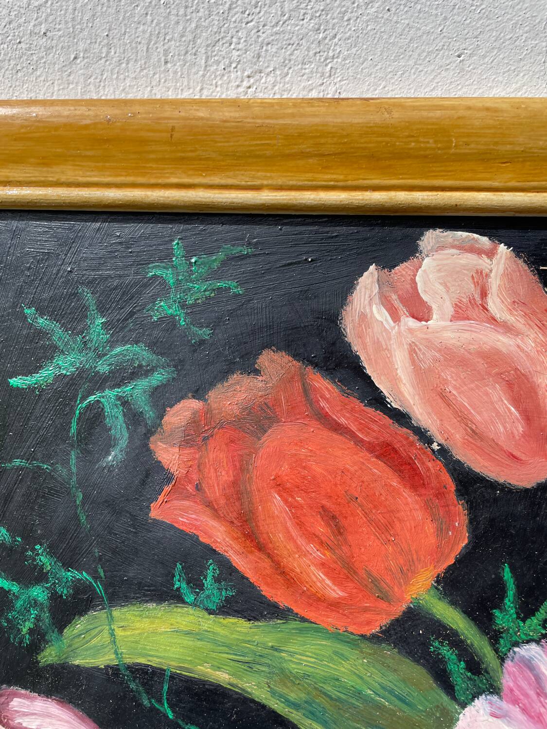 Large flower bouquet painting