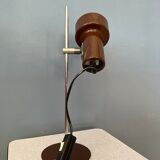 Lampe de bureau space age ajustable marron