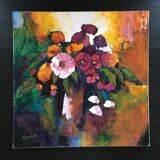 Tableau bouquet contemporain