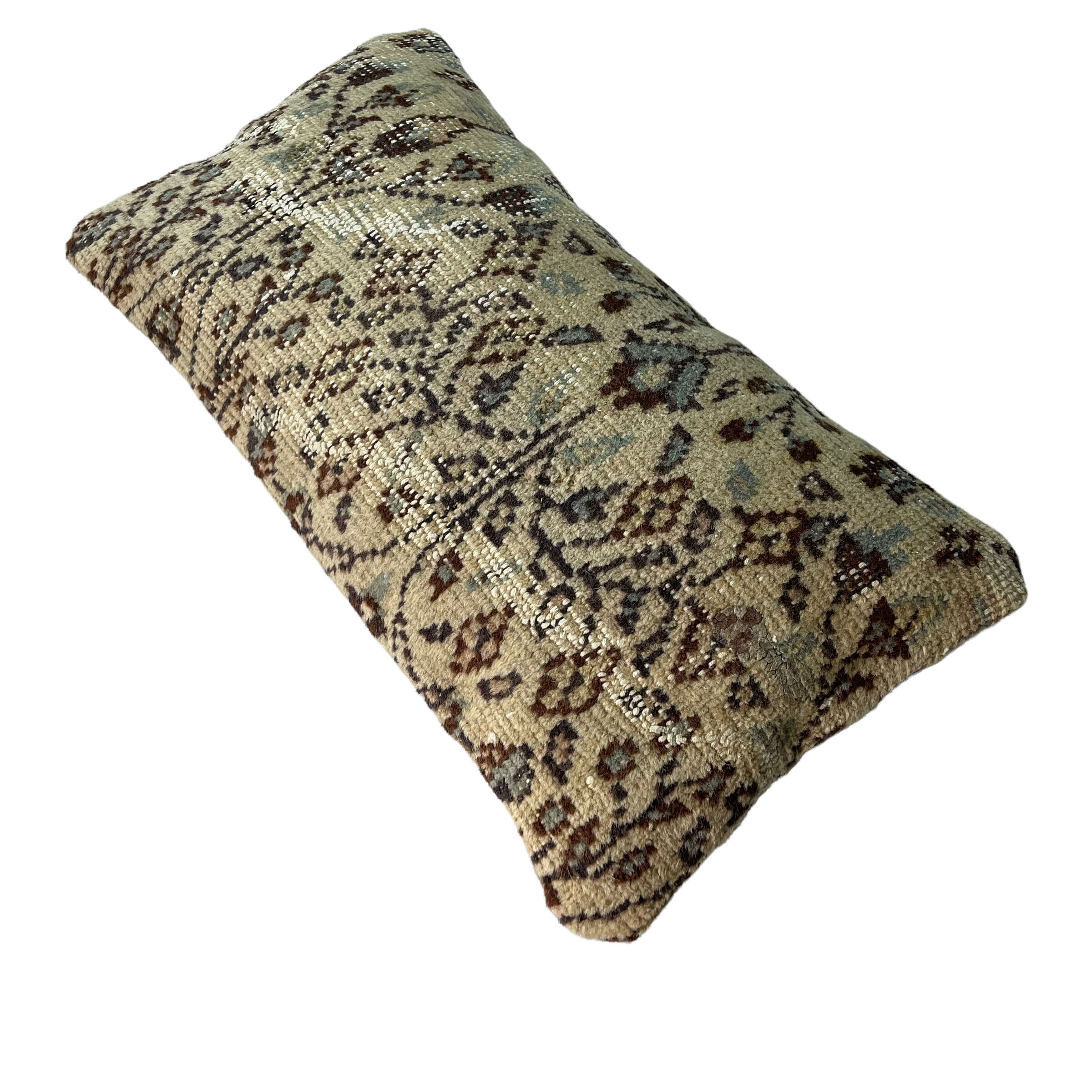 Vintage turkish handmade cushion cover , 30 x 60 cm
