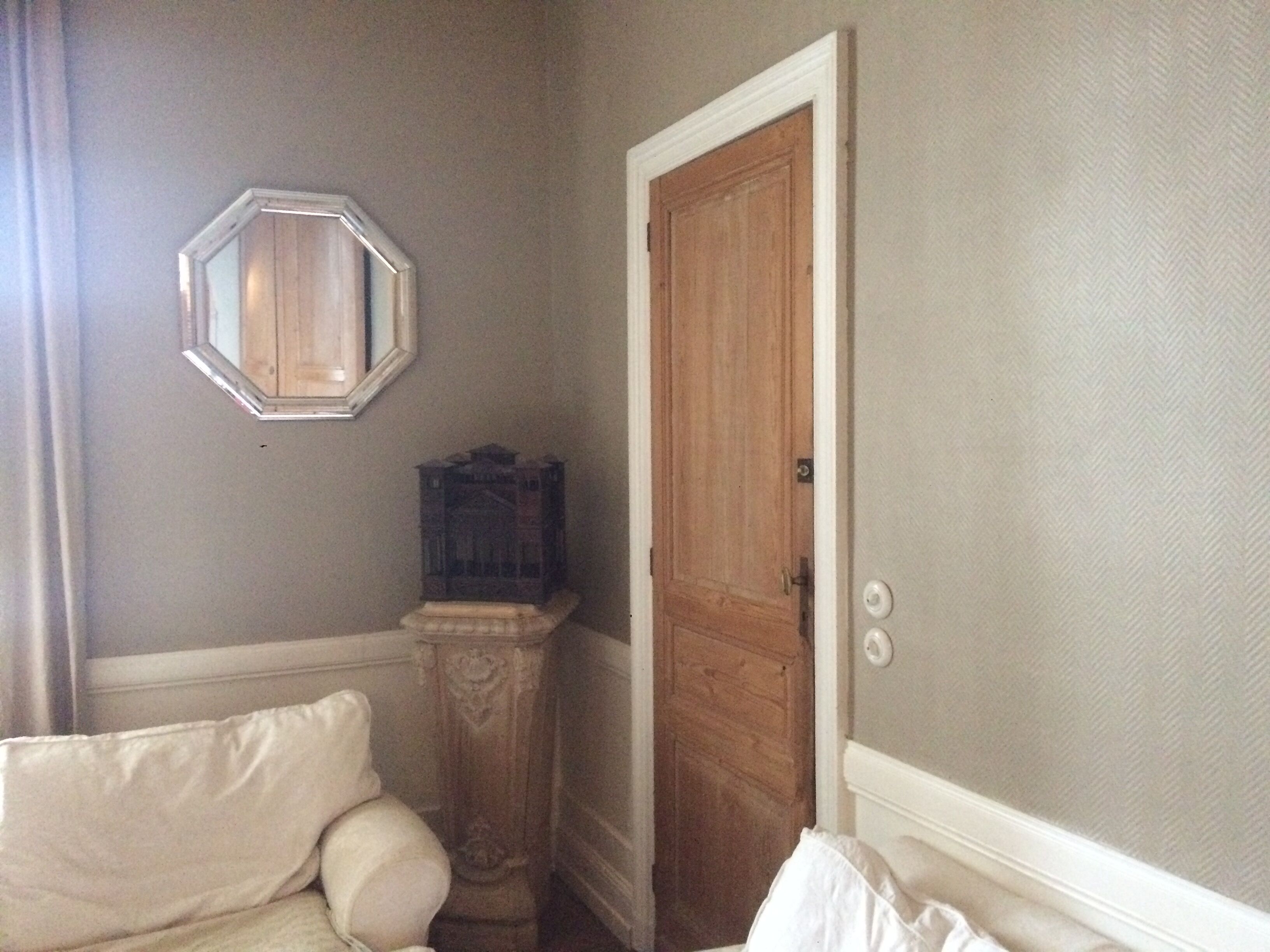 Octagonal Mirror Belgium 1970  74x74cm