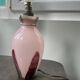 Vintage blown glass lamp base from the 1930s